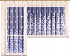 Mg Függöny jacquard 3297 Fehér 310x160 kész szalaggal