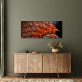 Kép - Absztrakt toll utánzat (120x50 cm)