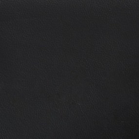 fekete műbőr rugós ágykeret 120 x 200 cm