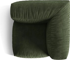 Zöld bársony kanapé modul (variálható sarok) Martina – Micadoni