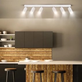 Brilagi - Fürdőszobai spotlámpa SELE 6xGU10/30W/230V IP44 fehér