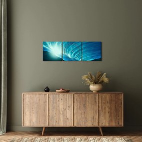 Kép - Hullám a felhőkből (órával) (90x30 cm)