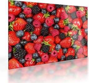 Kép - gyümölcs rakomány (üvegen) (70x50 cm)