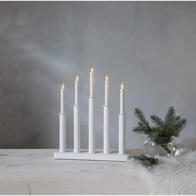 Fehér karácsonyi fénydekoráció Plate – Star Trading