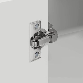 Fali konyhaszekrény polcokkal Fehér 57 x 57 x 80 cm Faanyag