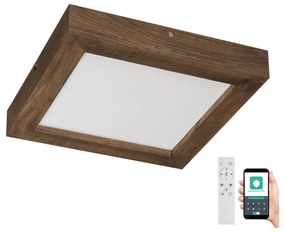 Brilagi Brilagi-LED állítható fényű WOODY FRAME LED/24W/230V tölgy 30x30 cm IP44 + DO BG0861