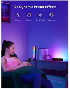 Govee - 2 db Flow Plus SMART LED TV & Gaming RGBICWW Wi-Fi szett