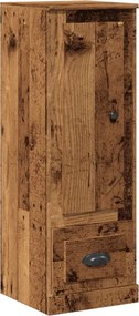 vidaXL antik fa színű szerelt fa magasszekrény 36 x 35,5 x 103,5 cm