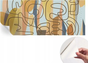 Öntapadós fotótapéta Egyszerű összeszerelés Absztrakt formák 250x104 cm