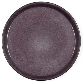 Fekete-lila kőedény tányér ø 27 cm Gastro Black/Purple – Bitz