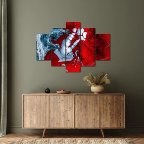 Absztrakt foltok képe (150x105 cm)