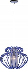 Függő mennyezeti lámpa Imperia E27 kék design nagy modern