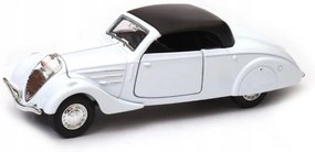 Fém autómodell - Old Timer 1:34 - 1938 Peugeot 402 (Close Top) Fehér: fehér