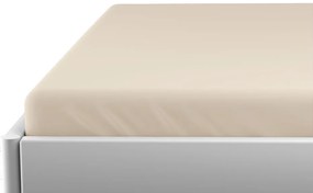 Jersey lepedő kiságyba EXCLUSIVE 60x120 cm krém