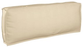 Raklap párna háttámlához Bézs 120 x 40 x 12 cm Oxford szövet