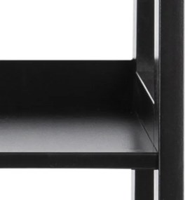 DAMON fekete könyvespolc