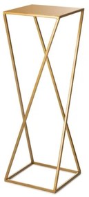 Virágállvány 70x24 cm arany színben