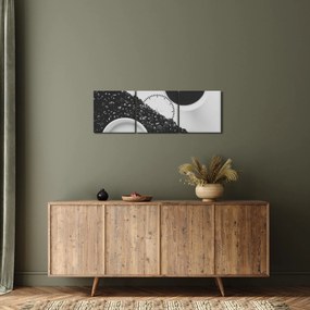 Kávé képe (órával) (90x30 cm)