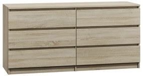 M6 140 2X3 komód, sonoma