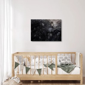 Kép - Szomorúság és lemondás (üvegen) (70x50 cm)