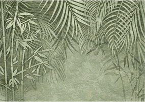 Fotótapéta Flizelin Dekoratív az irodába Bambusz paradicsom 208x146 Ragasztó