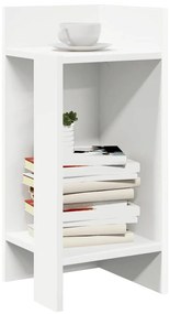 fehér kisasztal polccal 25,5 x 27 x 60 cm