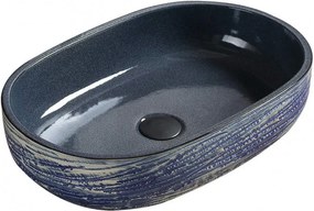 Mexen Alita felülszerelhető mosdó 58 x 39 cm, kék - 22045866