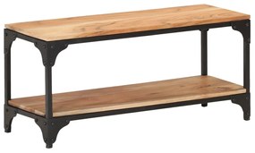 Tömör akácfa dohányzóasztal 90 x 30 x 40 cm