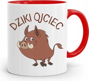 Piros Bögre Apának Vad Apa Ajándék fényképes nyomtatással