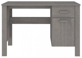 HAMAR világosszürke tömör fenyőfa íróasztal 113 x 50 x 75 cm