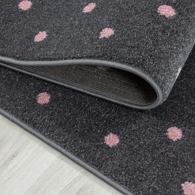 Rózsaszín-szürke gyerek szőnyeg ø 160 cm Bambi – Ayyildiz Carpets