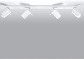 Sollux SL.0331 - Spotlámpa RING 4L 4xGU10/10W/230V fehér
