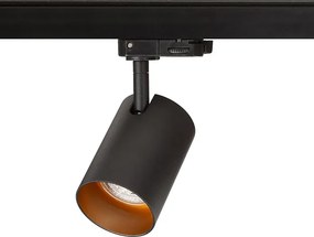 RENDL CONNOR háromáramkörös sínre fekete/aranysárga 230V LED GU10 10W