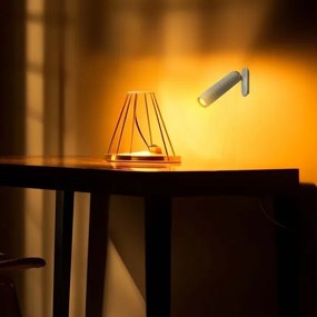 LED Dimmelhető mágneses asztali lámpa LED/3W/5V 4000K 1500 mAh fehér