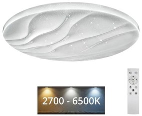 Baterie Centrum LED Dimmelhető mennyezeti lámpa LIKA LED/60W/230V 2700-6500K  + távirányító BC0623