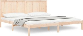 vidaXL tömör fenyőfa ágy matrac nélkül 200 x 200 cm