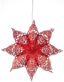 Markslöjd 702561 - Karácsonyi dekoráció HALL 1xE14/25W/230V piros 70 cm
