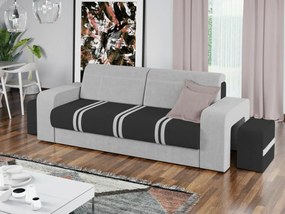 Bravo szürke-antracit-szürke kanapé
