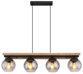 Globo 15569-4HW - Csillár zsinóron CONNI 4xE27/25W/230V