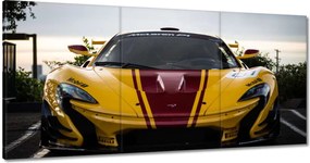 Vászonkép 180x90 Sárga sportautó