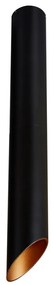 ITALUX SLC78008-L-BL-GO ARGON Hengeres Mennyezeti Lámpa Fekete LED IP20
