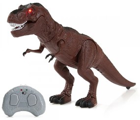 25 Cm Doyusha Élethű Távirányítós Járó Dinoszaurusz infravörös T-REX elektromos Dínó Akkus Ordít Fénnyel és Hanggal