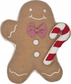 Mézeskalács emberke díszpárna cukorpálcával