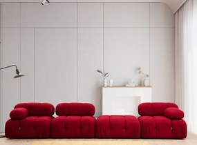 Sarokkanapé Bubble ( L1-O1-1R -Puf) - Red