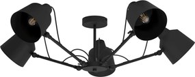 Eglo BASURTU 99667 Plafonlámpa 5X40W/E27 IP20
