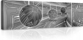 Vászonkép 145x45 Geometrikus Alagút Dekoráció Modern Stílus Absztrakt Iroda