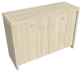 Verno alacsony szekrény 128 x 46 x 90 cm, akác