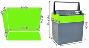 Compass ECO hűtőtáska 30 l, 230 V/12 V