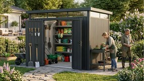 bádog kerti ház LANITPLAST MARBURG 108 ANTRACIT LG4018