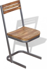 6 db tömör tíkfa étkezőszék